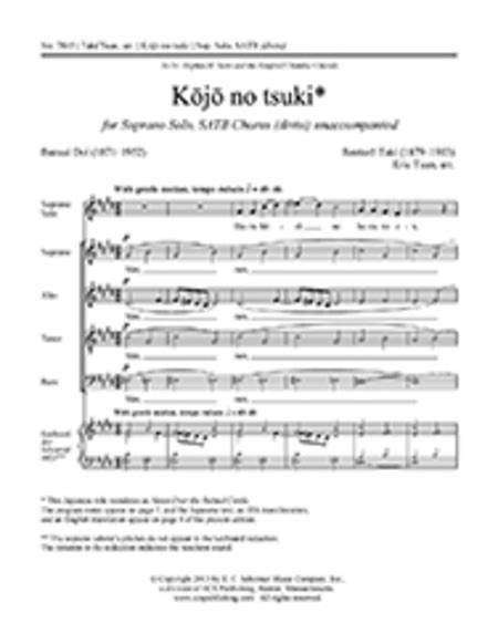 Kojo No Tsuki Divisi Sheet Music Sheet Music Plus