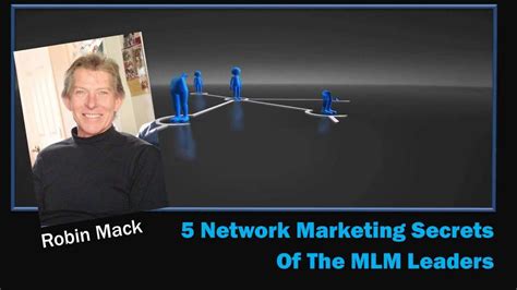 Network Marketing Secrets Of The Mlm Leaders Youtube
