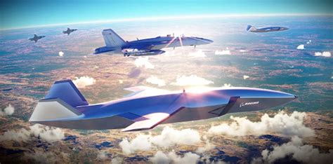 Military And Commercial Technology Boeing Unveils Unmanned Combat Jet