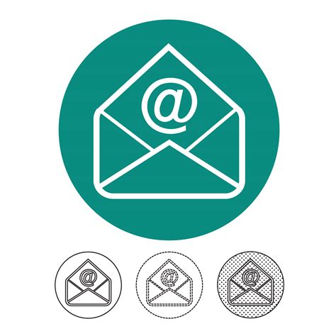 Email And Mail Icon Vector 572281 Vector Art At Vecteezy