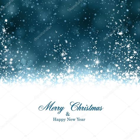 Christmas Dark Blue Abstract Background Stock Vector Image By