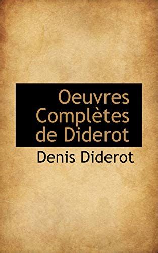 Oeuvres Complètes De Denis Diderot Ancien Ou Doccasion Abebooks