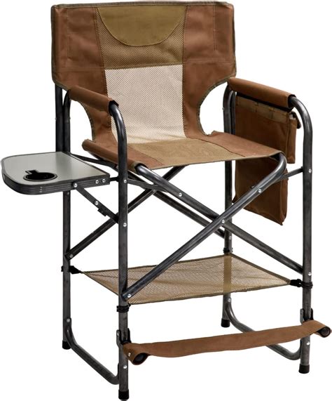 Sunnyfeel Tall Camping Directors Chair Portable Folding