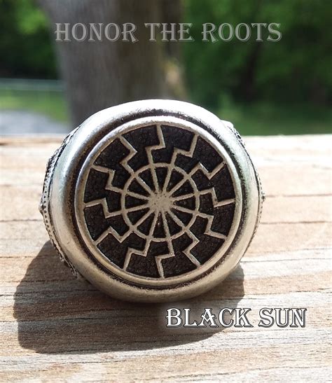 Black Sun Ring By Honor The Roots Sonnenrad