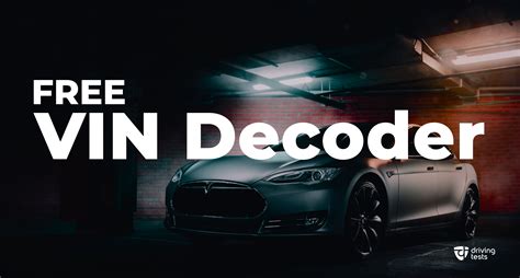 Free Vehicle Identification Number Vin Decoder And Lookup