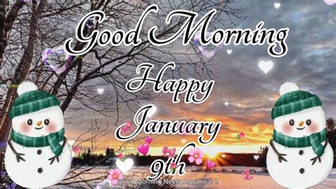 Good Morning E Card Happy January 9th Good Morning Wishes Good