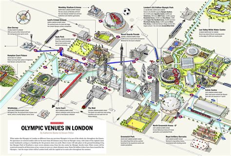 Olympic 2012 Venue The Entire City Of London Infographics