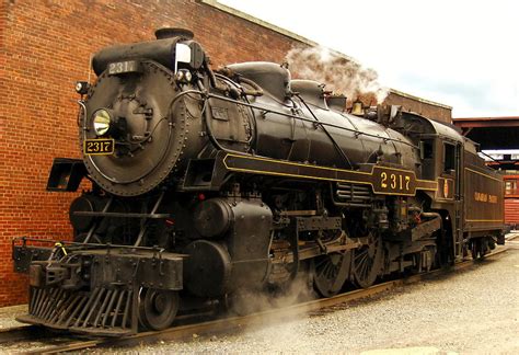Steamtown Canadian Pacific 2317 Outside The Roundhouse Photograph By