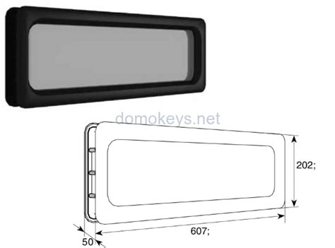 Doorhan Dh85602 Окно акриловое 607 х 202 мм купить в интернет магазине в СПб 6 298 руб