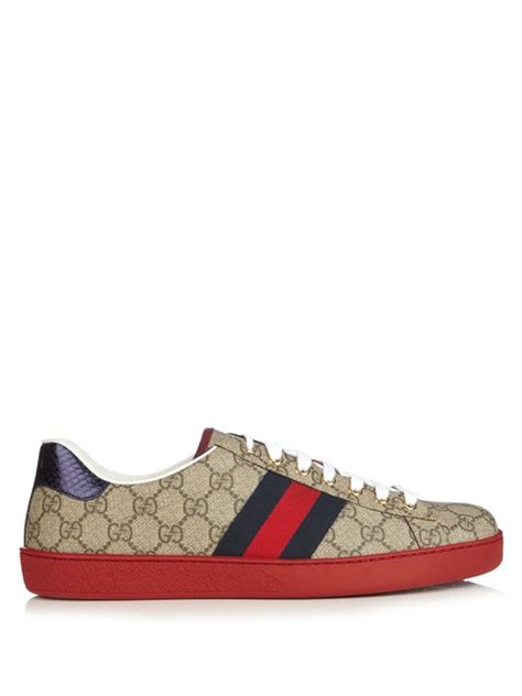 Gucci Red Sole Ssima Low Sneakers