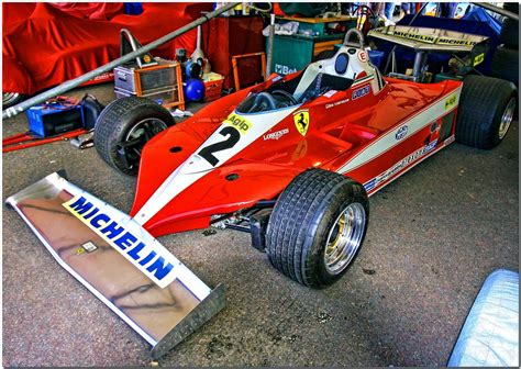 On Black 1978 Ferrari 312 T3 F1 Gilles Villeneuve Goodwood Festival