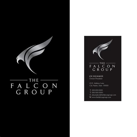 The Falcon Group Logo And Business Card A Logo And Identity Project By