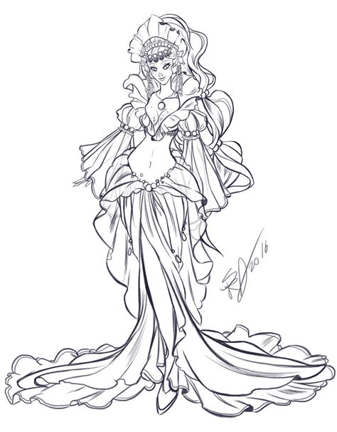 Gijinka Primarina Lineart By Blatterbury On Deviantart