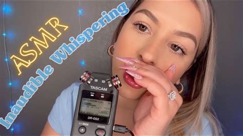 Asmr Intense Inaudible Whispers With Gum Chewing For Extreme Tinglezzz 💗 Youtube