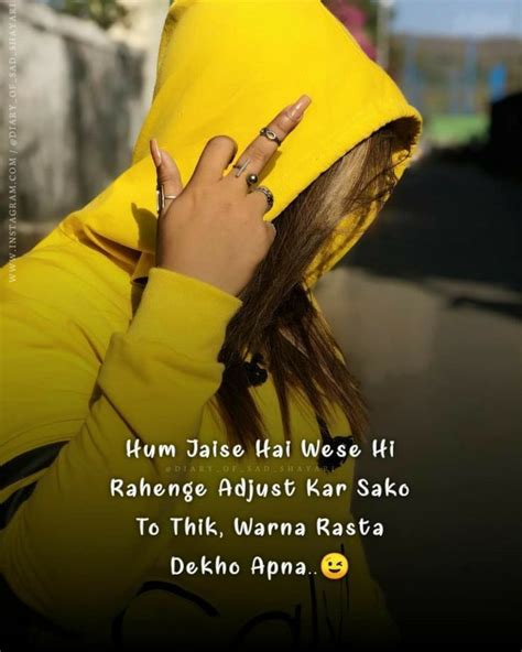 pin by bad gi₹l on stylish swag girl quotes crazy girl quotes attitude status