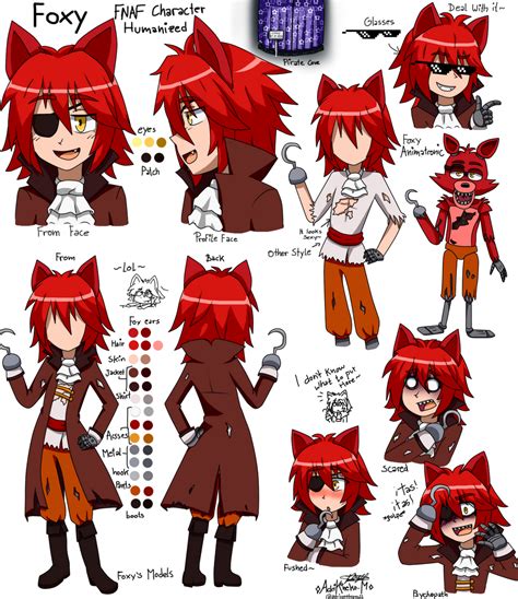 Foxy Fnaf Humanized By Adrikoneko Mizuiro By Adrikoneko Mizuiro On