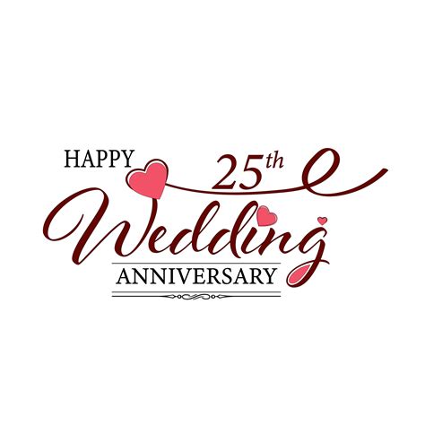 Free Image On Template Premier 25th Wedding Anniversary Logo Svg