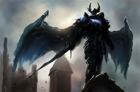 Sky Demon Shadow Knight By Conorburkeart On Deviantart