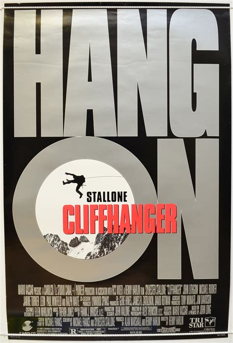 cliffhanger original cinema movie poster from british quad posters and us 1