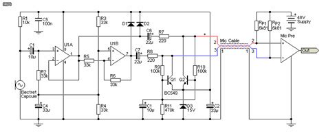 Mic Preamp Phantom Power Schematic Wiring Diagram And Structur