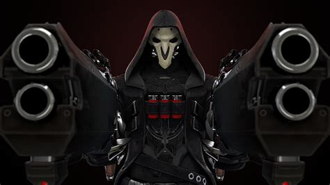 Hd Wallpaper Overwatch Video Games Digital Art Reaper Overwatch
