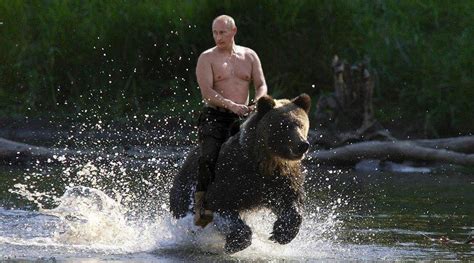 Putin Bear Cavalry Roman In Ukraine
