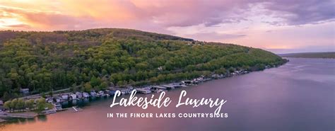 Live the Lakeside Luxury Lifestyle in the Finger Lakes Countrysides