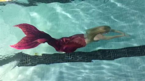 First Swim In My Finfolk Mermaid Tail Youtube