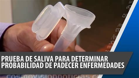 Con Una Prueba De Saliva Usted Podrá Saber Que Tan Propenso Es A Sufrir