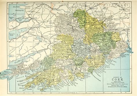 Cork County Ireland Map