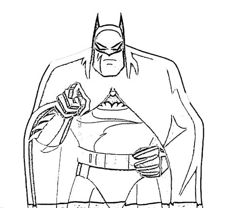 Batman Printable Coloring Pages