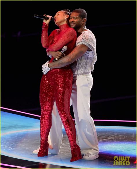 Alicia Keys Joins Usher During Super Bowl 2024 Halftime Show Performs