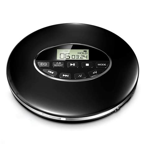 Bluetooth Portable Walkman Cd Player With Headphones Support Tf Card
