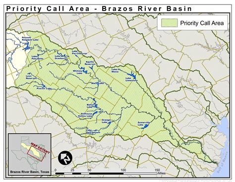 Brazos River Headwater Map