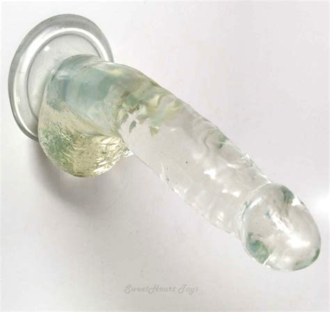Jelly Dong Dildo Slim Suction Cup Inch Waterproof Realistic Cock