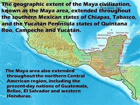 The Maya Civilization The Geographic Extent Of The