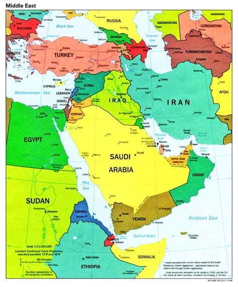 Free Printable Map Of Middle East Printable Templates