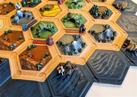 Awesome 3d Printed Catan Magnetic Multicolored Game Board Geeky Gadgets