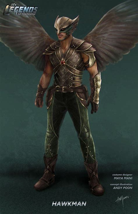 Hawkgirl And Hawkman Are Ready For A Savage Battle In New Concept Art Hawkgirl Hawkman