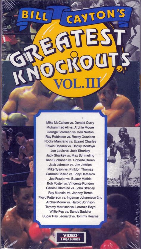 Bill Caytons Greatest Knockouts Vol 3 Movies And Tv