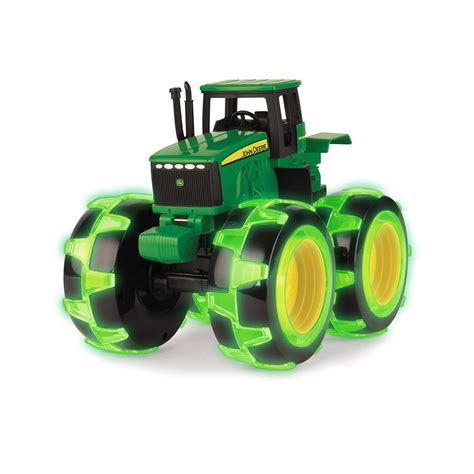 Buy John Deere Monster Treads Lightning Wheels Tractor Toy Light Up Monster Truck With Neon