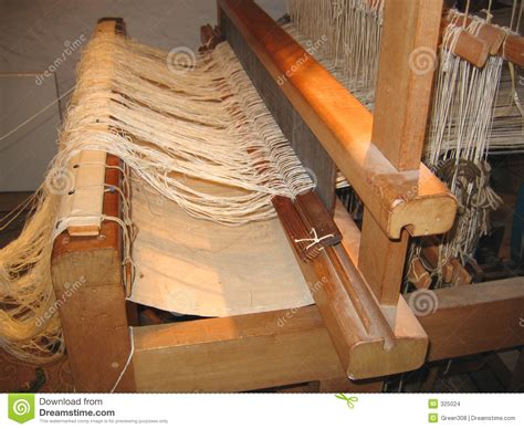 Hand Weaving Loom Stock Photo Image Of Cloth Craft Thread 325024
