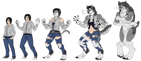 How To Draw A Werewolf Transformation