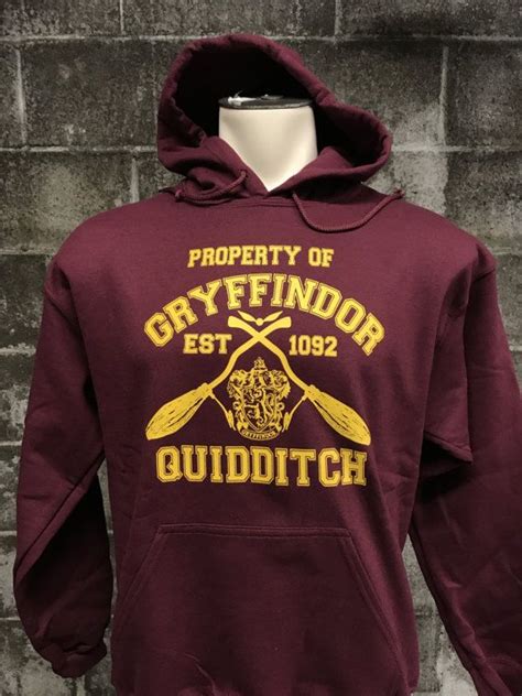 Gryffindor Harry Potter Hoodie Gryffindor Quidditch Team Hoodie