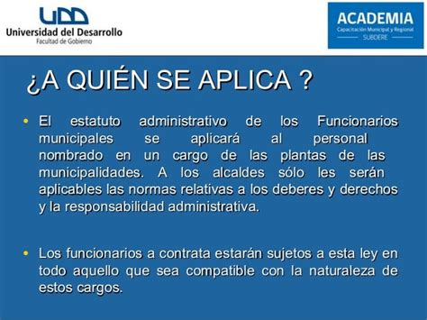Estatuto Administrativo De Los Funcionarios Municipales De Chile