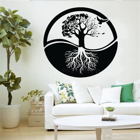 Yoga Style Tree Of Life Wall Art Wall Decal Removable