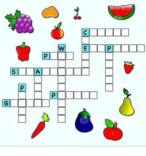 Print Out Crosswords For Kids