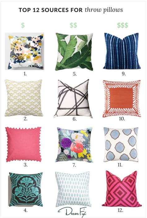 My Top 12 Sources For Great Throw Pillows