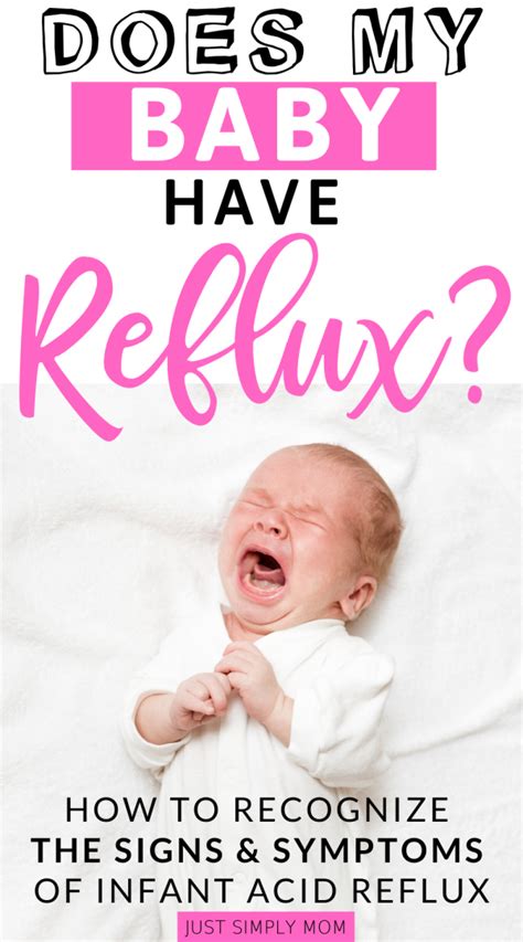 How To Recognize The Signs Of Infant Acid Reflux Just Simply Mom