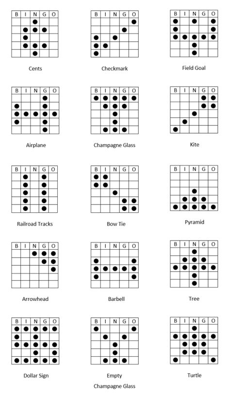 Free Printable Bingo Patterns Free Printable Templates
